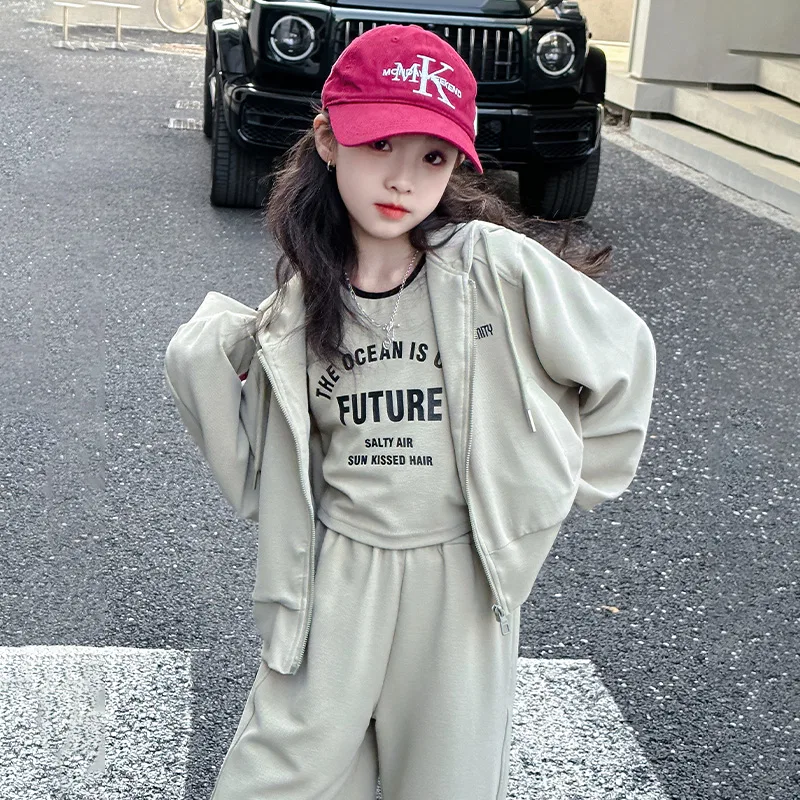 Детский спортивный комплект с принтом Kids Casual Sportswear YALU — фото 4