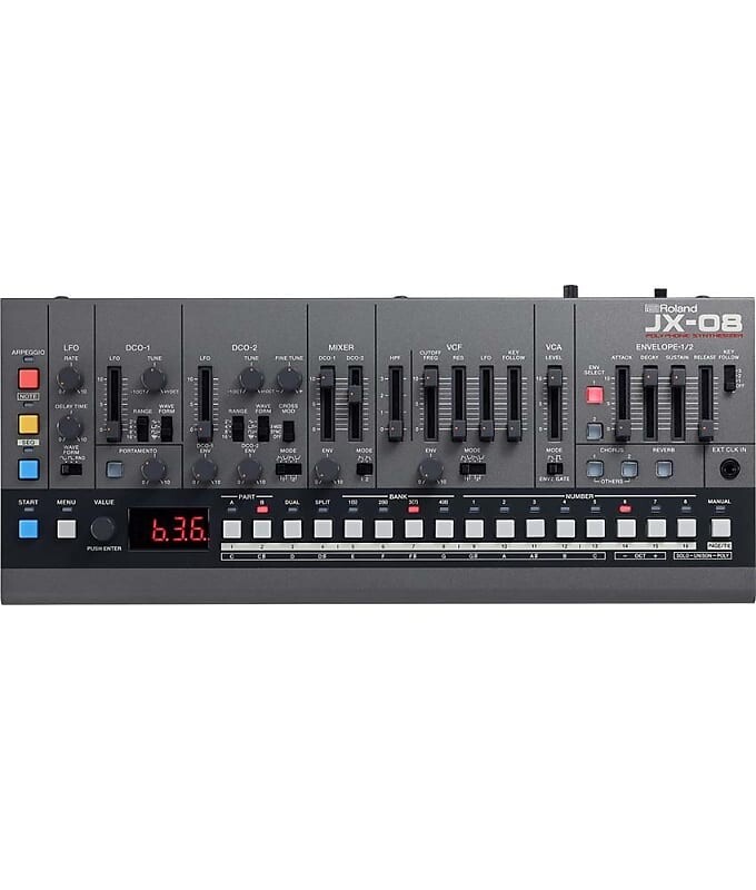 

Звуковой модуль Roland JX-08 Boutique Sequencer JX-8P JX-08 Boutique Series Sequencer JX-8P Sound Module