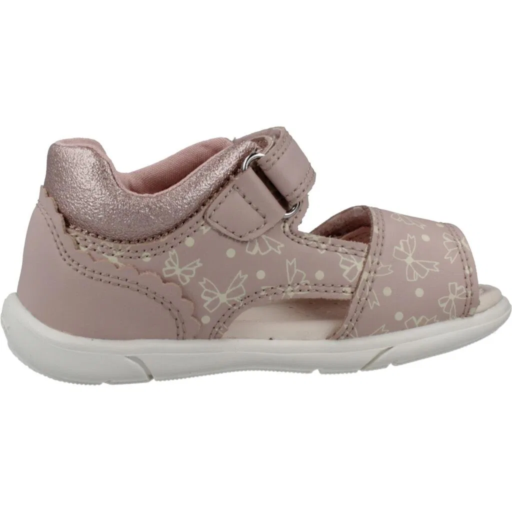 Детские сандалии для девочек с дышащей подошвой Geox Zapito D, Rosa Hellrosa — фото 4