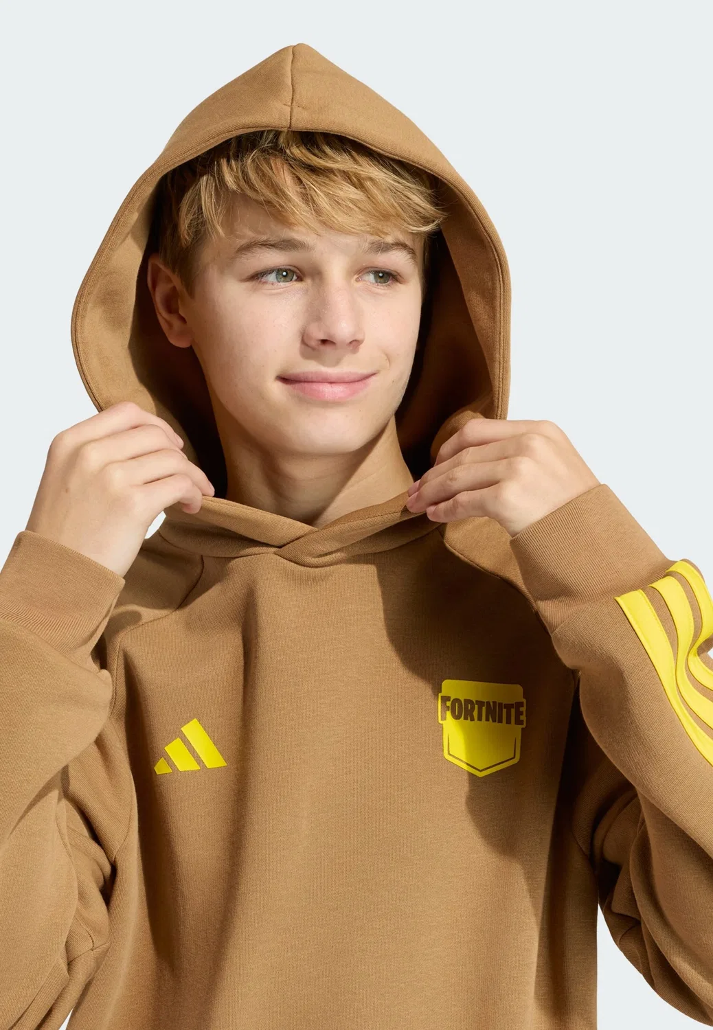 Спортивная толстовка Adidas Sportswear Adidas x Fortnite, коричнево-бежевый — фото 4