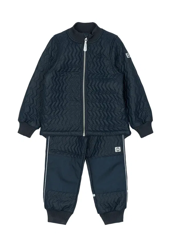 Брюки из модала и полиэстера Set Mikk-Line, синий