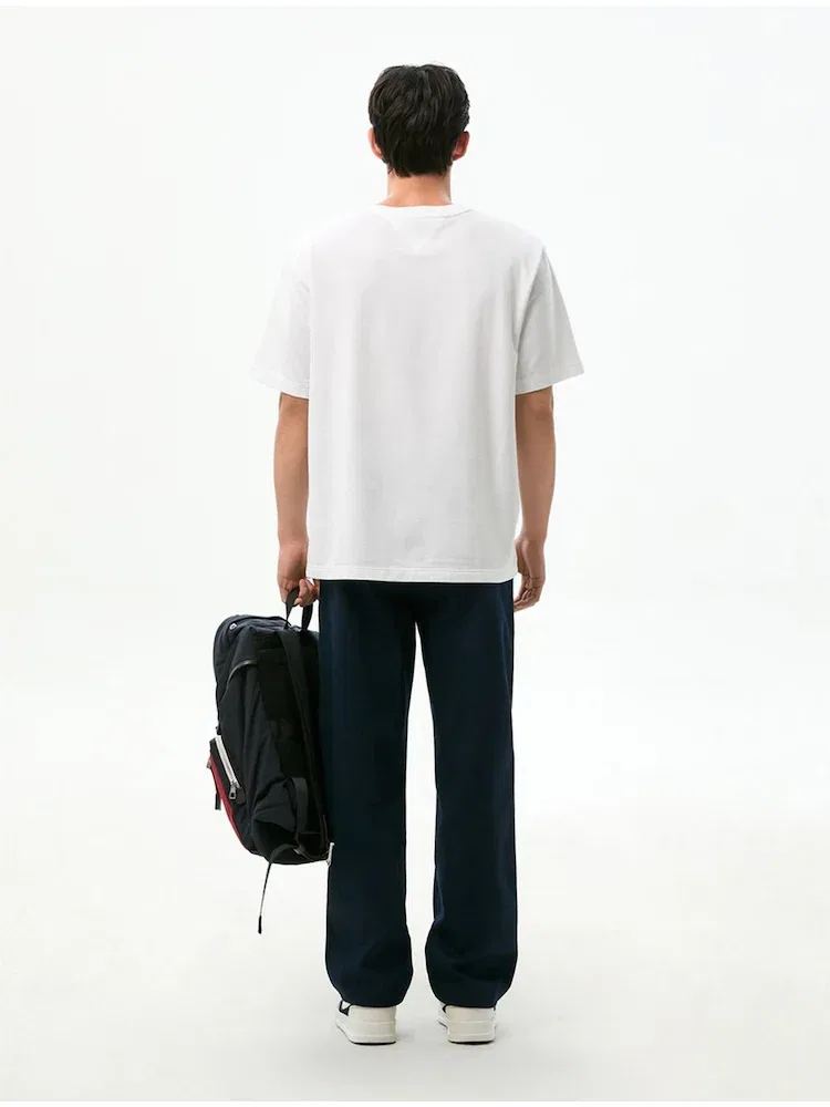 Футболка свободного кроя Relax Fit Terry TOMMY HILFIGER, White — фото 3