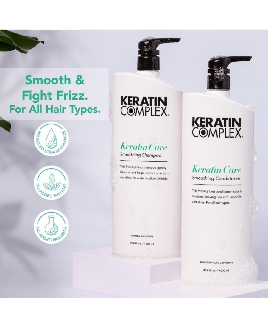 Разглаживающий кондиционер Keratin Care, 33, 8 унции Keratin Complex, белый — фото 2