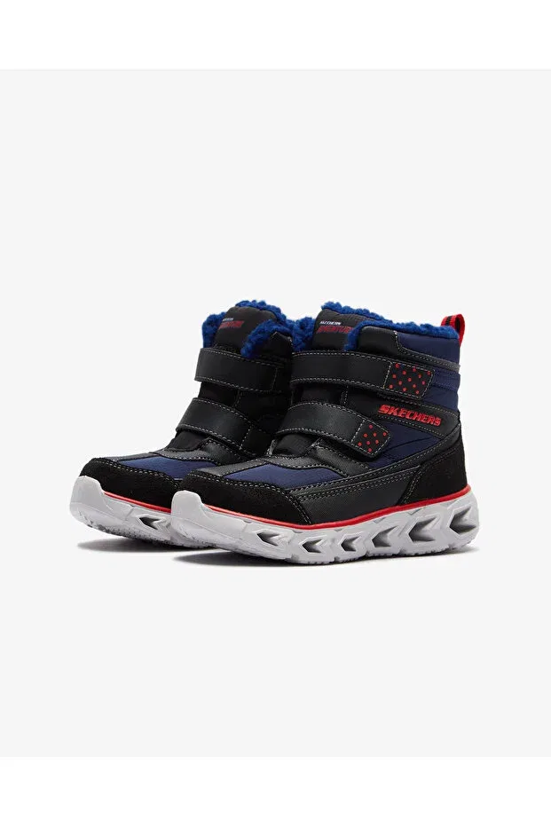 Детские ботинки для девочек на липучке Hypno - flash 2.0 - street breeze Skechers, Navy Blue — фото 3