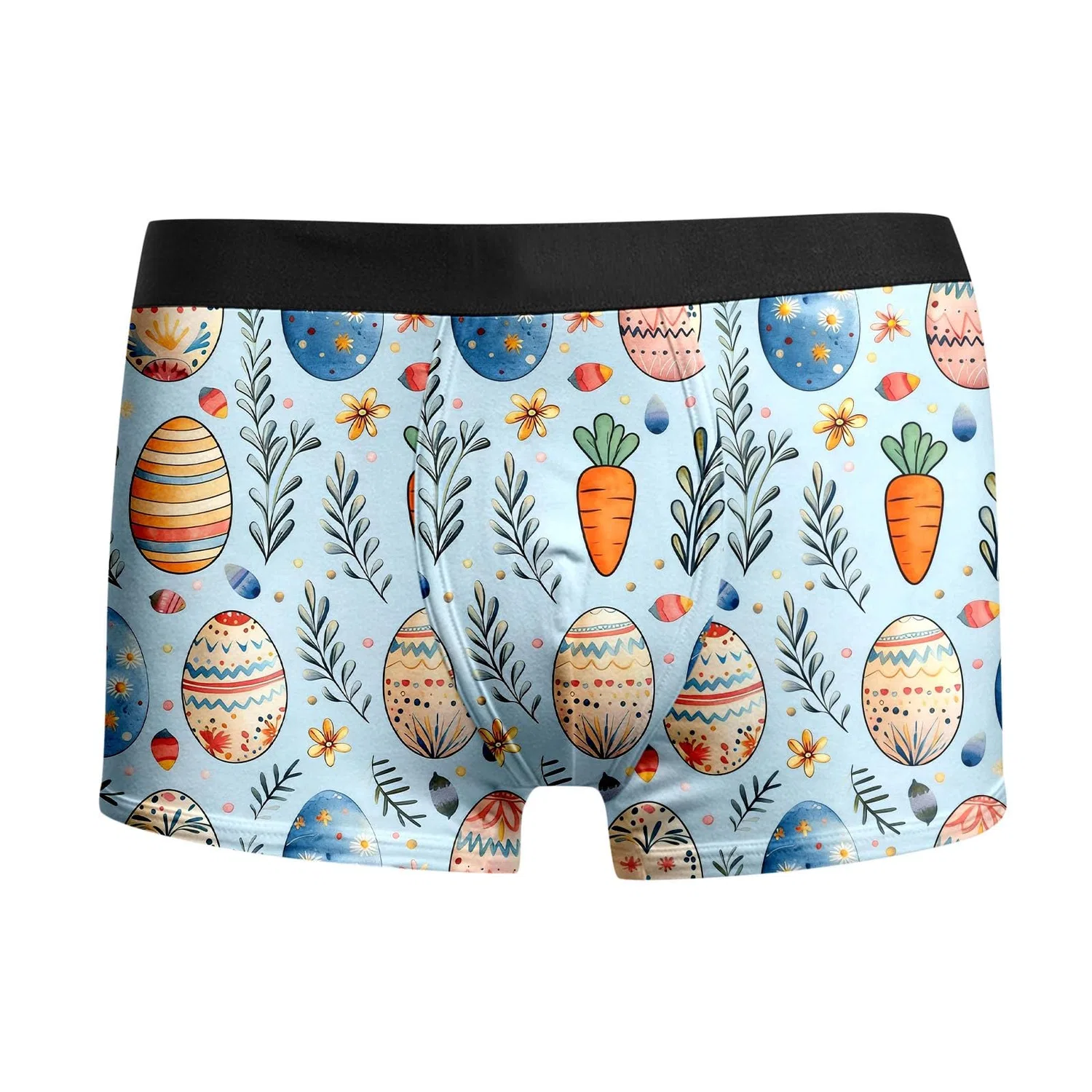 Мужские термобрюки с принтом Easter Printed Briefs, Azzurro-c — фото 2