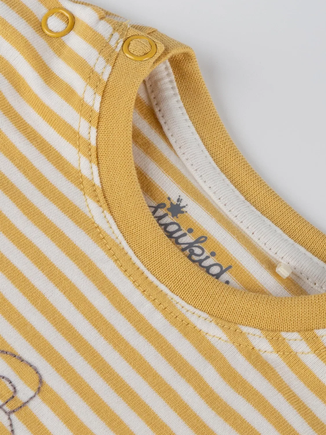 Рубашка Sigikid Langarmshirt Classic Baby желтого цвета — фото 3