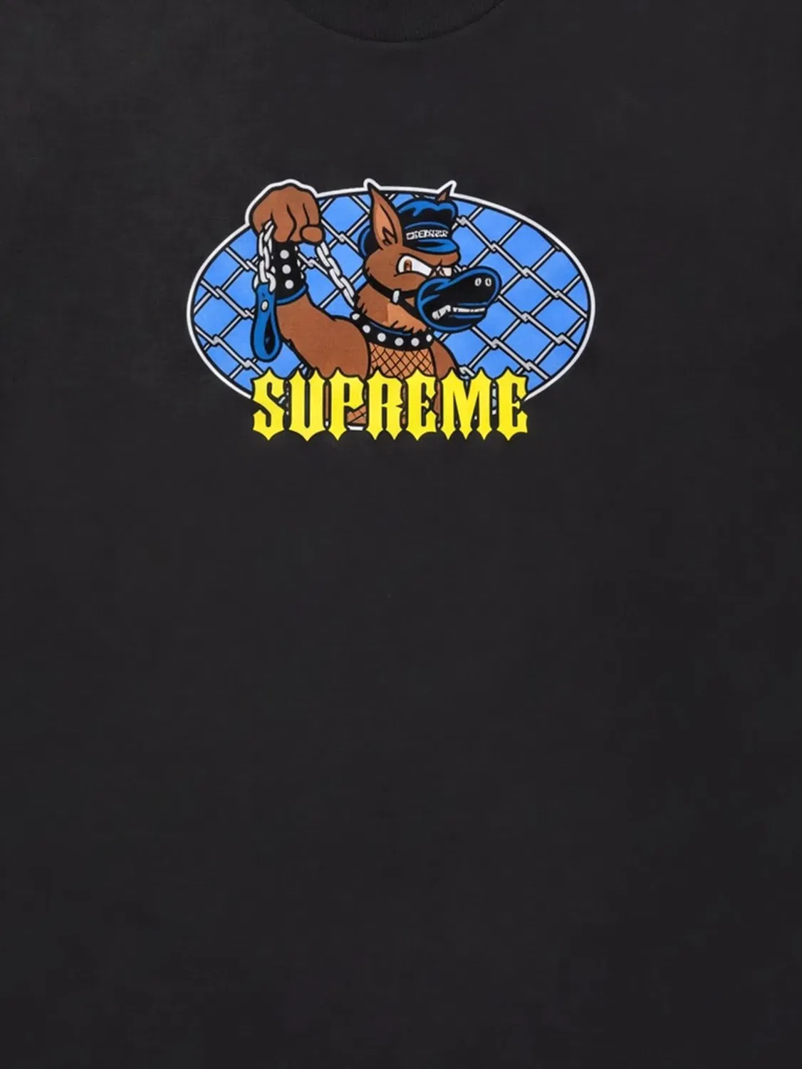 Футболка Leash с графичным принтом Supreme, черный — фото 2