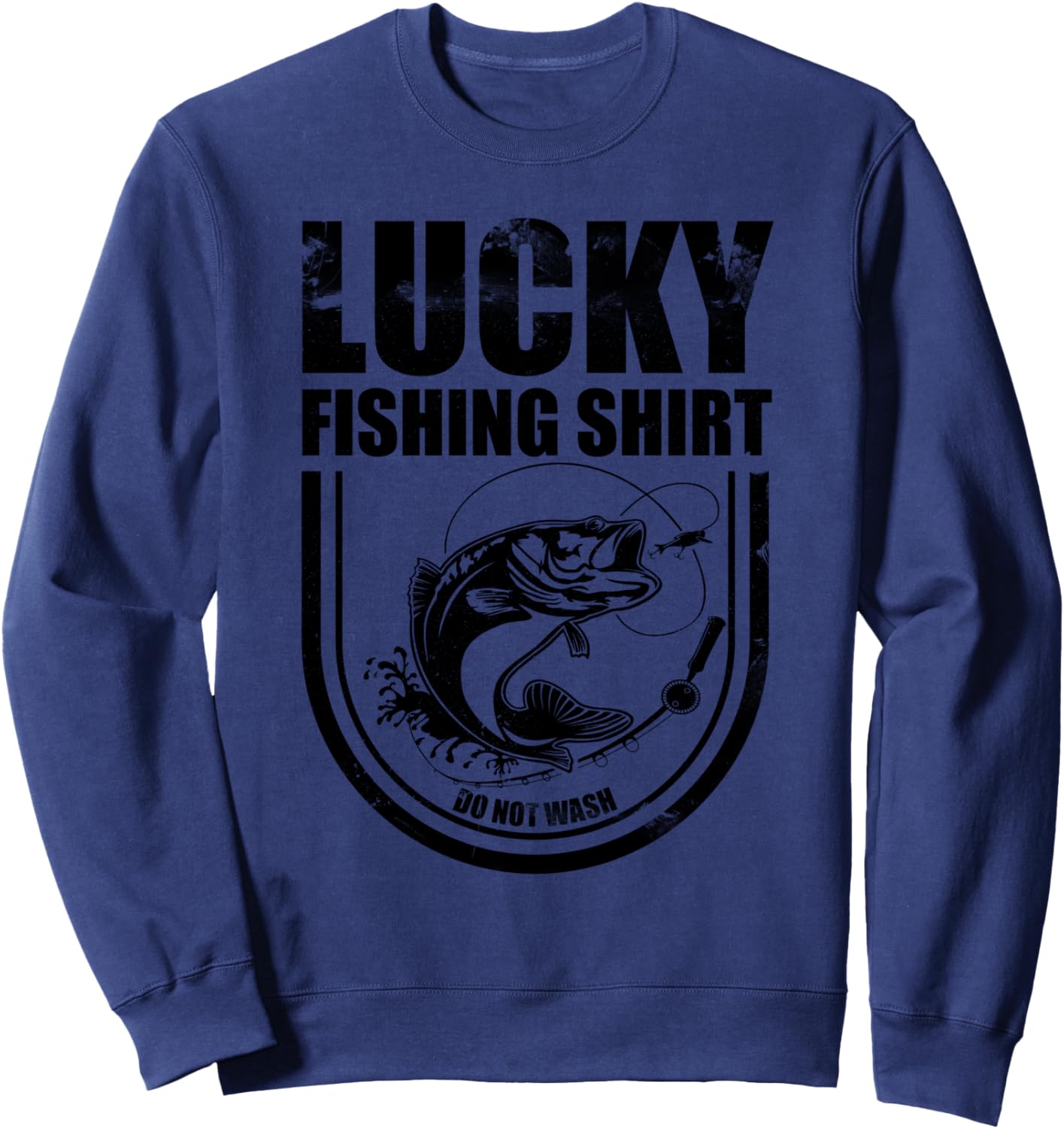 

Толстовка, Не стирайте забавную толстовку с цитатами рыбака Funny Lucky Fisherman Shop, темно-синий