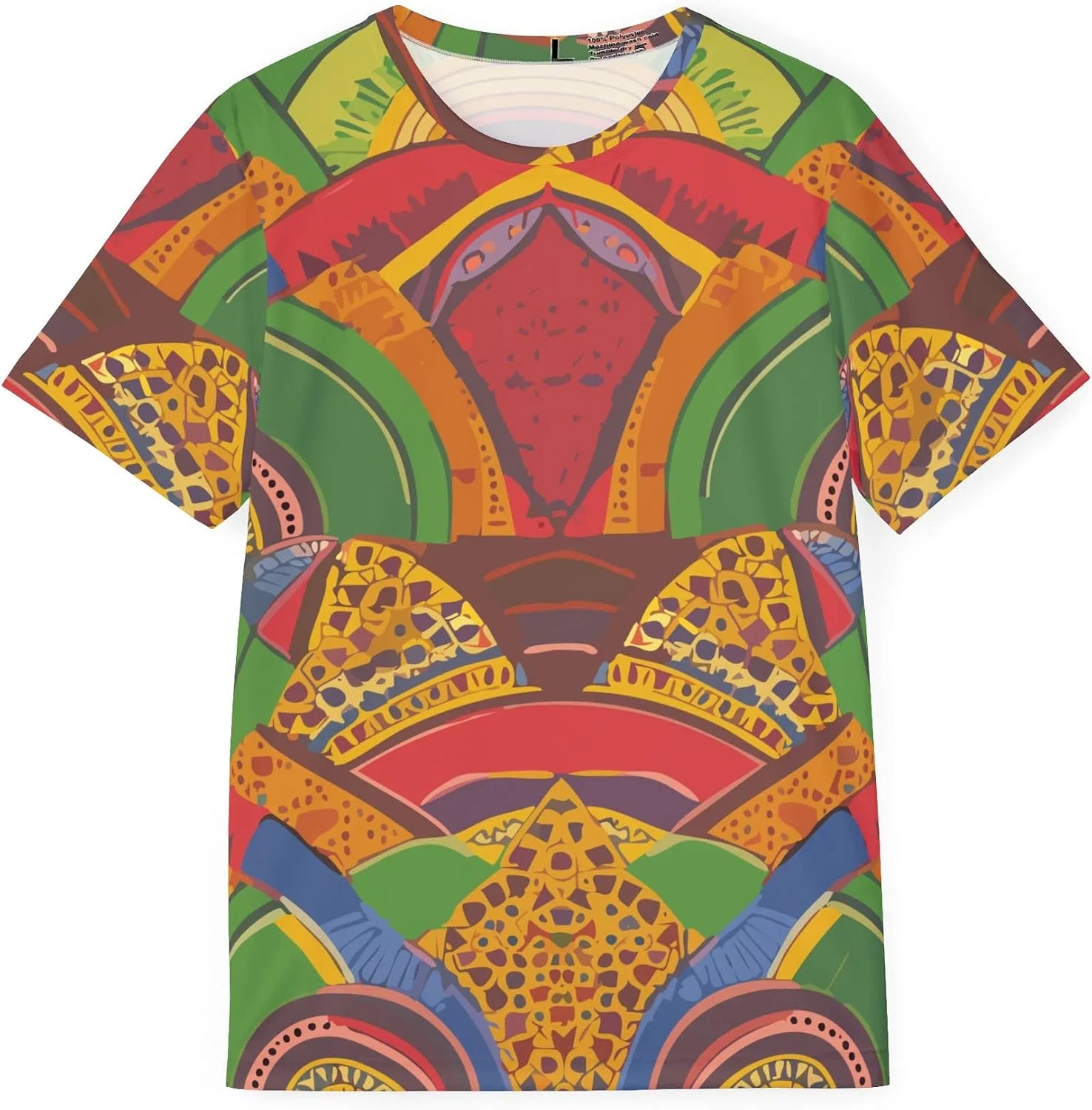 Унисекс футболка с принтом Africa Art Design, Multicolor