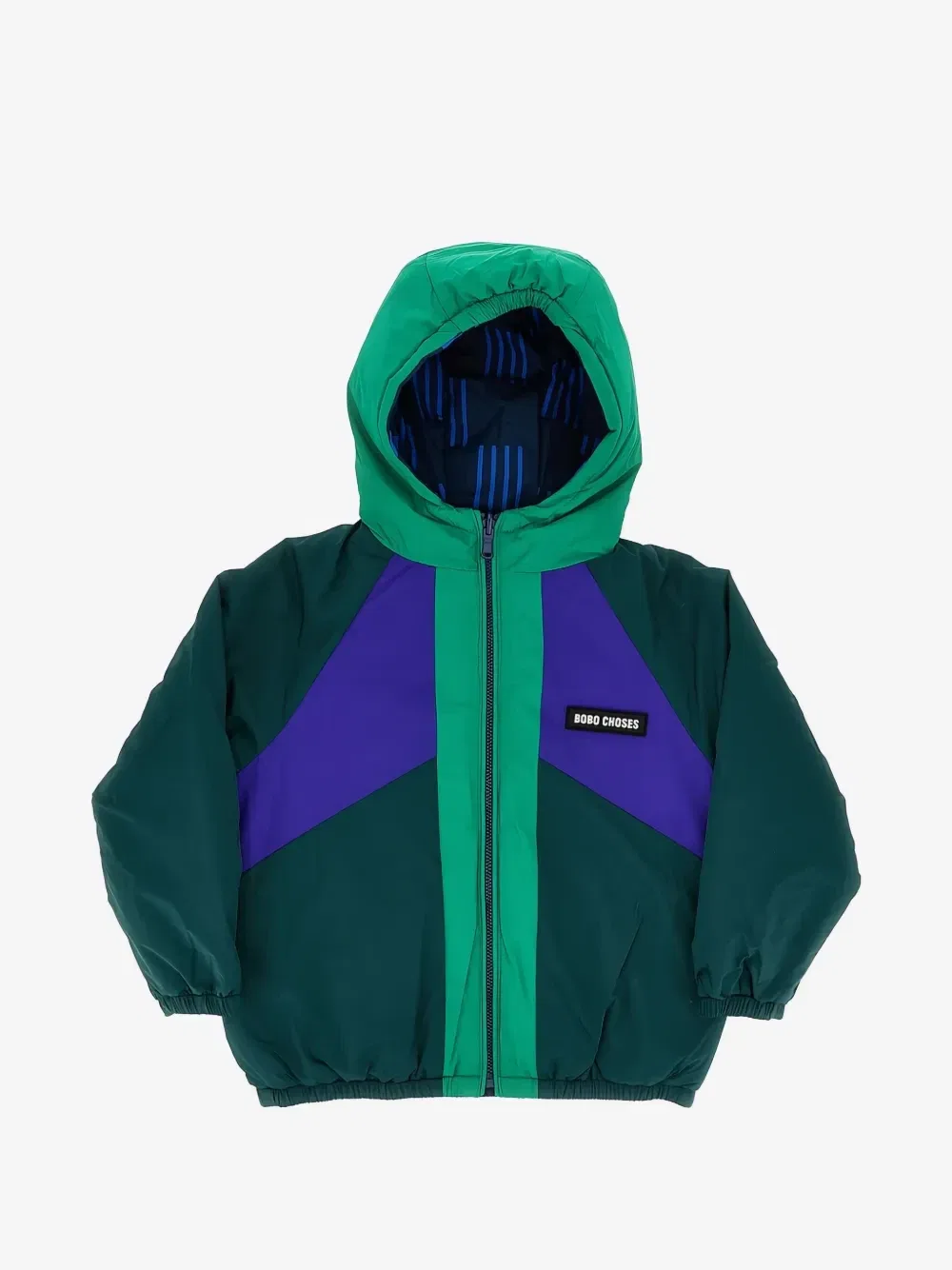 Двусторонняя куртка с капюшоном Almost Moiré BOBO CHOSES, синий