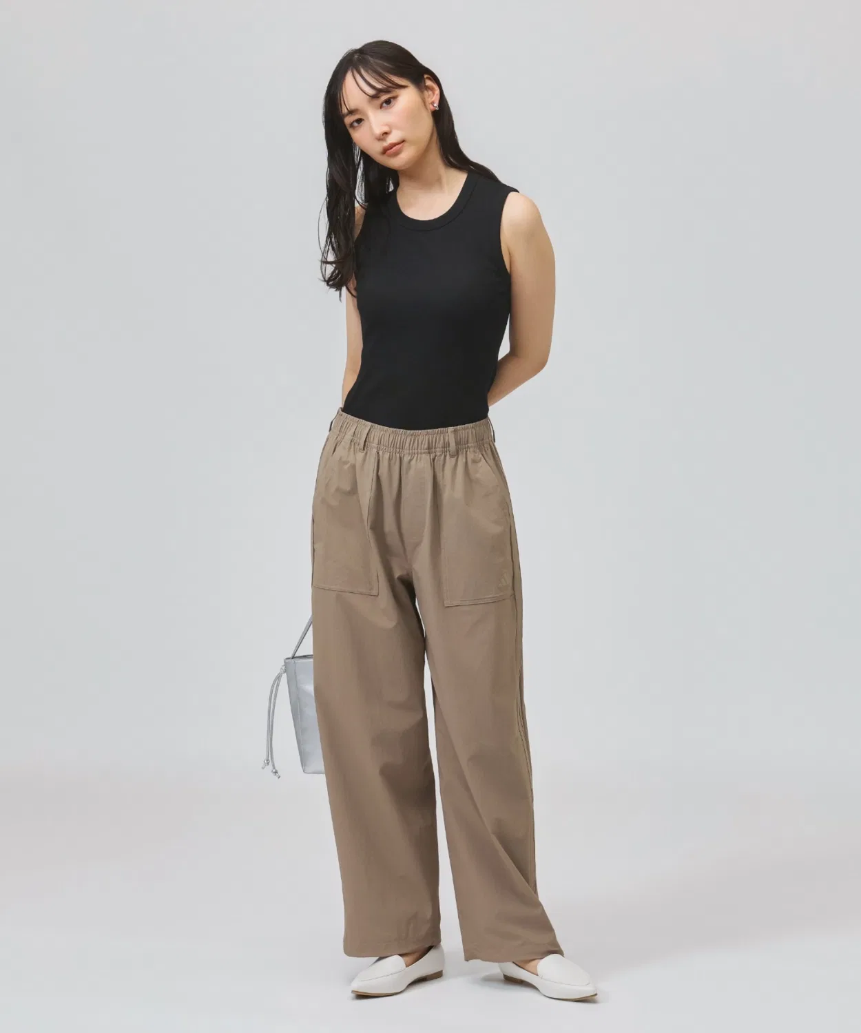 Женские брюки свободного кроя W COOL UV Baker Pants Adidas, Green — фото 4