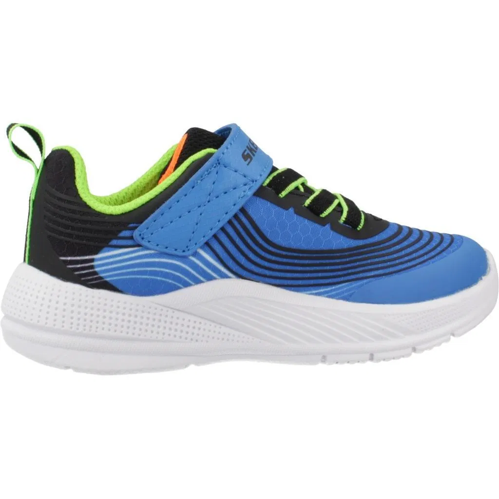 Детские кроссовки Skechers Microspec Advance, Schwarz — фото 4