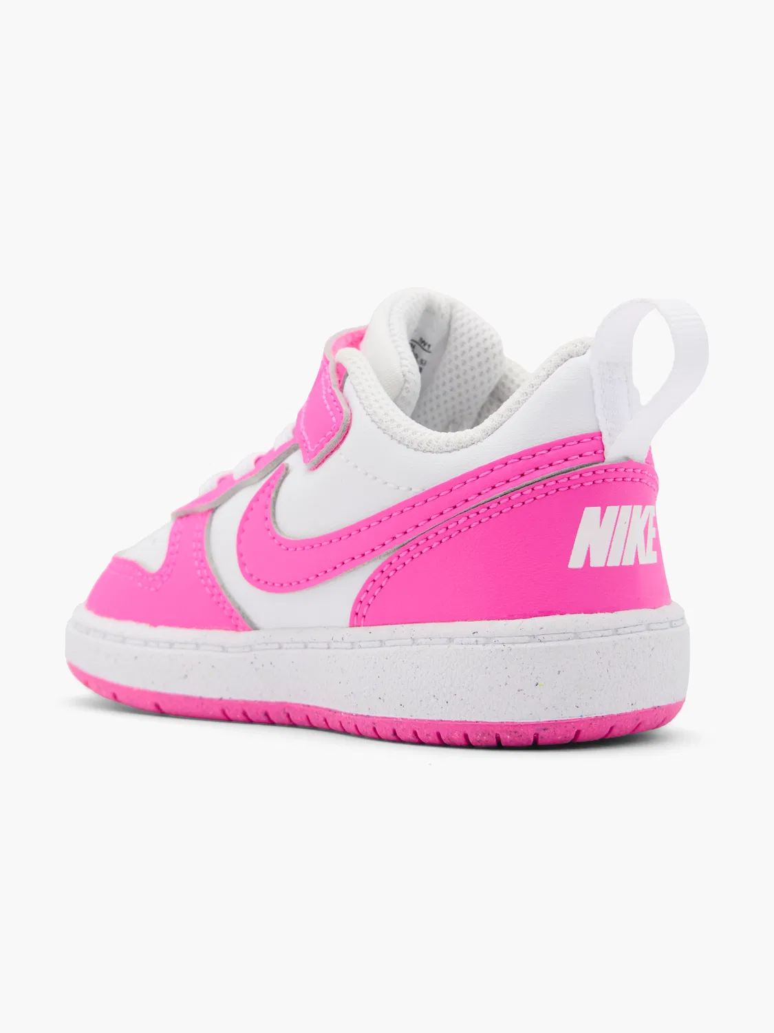 Детские кроссовки с эластичной шнуровкой Nike COURT BOROUGH LOW RECRAFT TD, цвет Fuchsia — фото 3