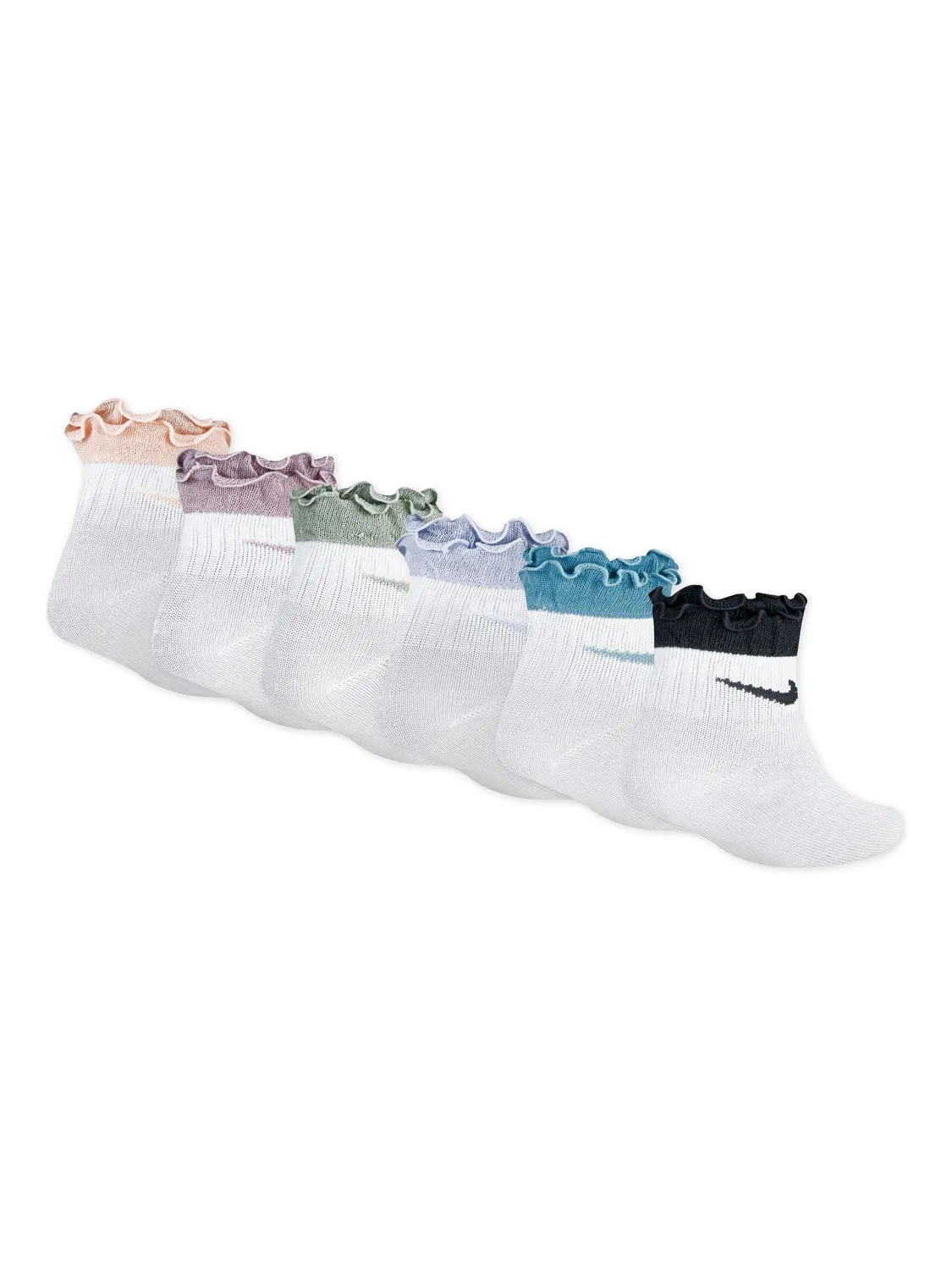 Носки Nike Ruffle Quarter Socks, розовый — фото 2