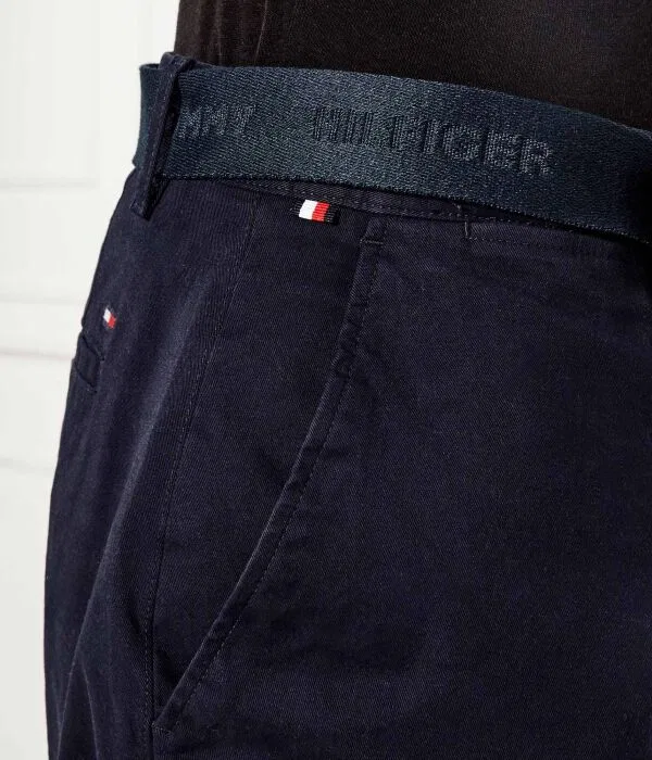 Мужские шорты чинос с ремнем Brooklyn Slim Fit Tommy Hilfiger, Blu Marino — фото 4