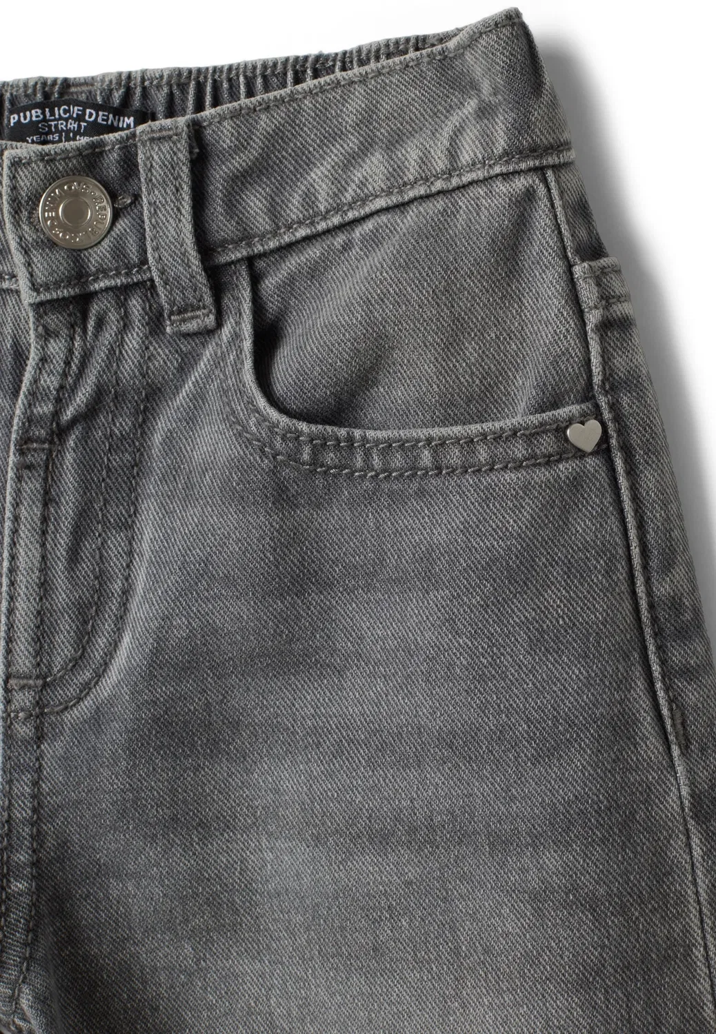 Джинсы прямого кроя для девушек - джинсы свободного кроя Ovs, Grey — фото 3