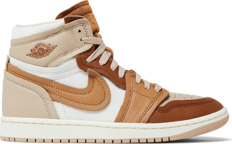Кроссовки Wmns Air Jordan 1 High Method of Make 'Legend Medium Brown', коричневый