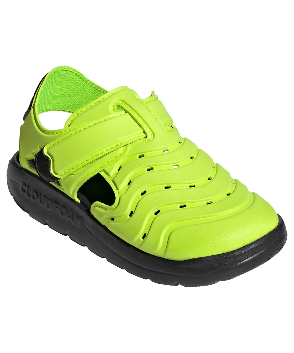 Детские сандалии спортивные с ремешком на липучке, модель WATER SANDAL 2 C, Adidas, Pink — фото 3