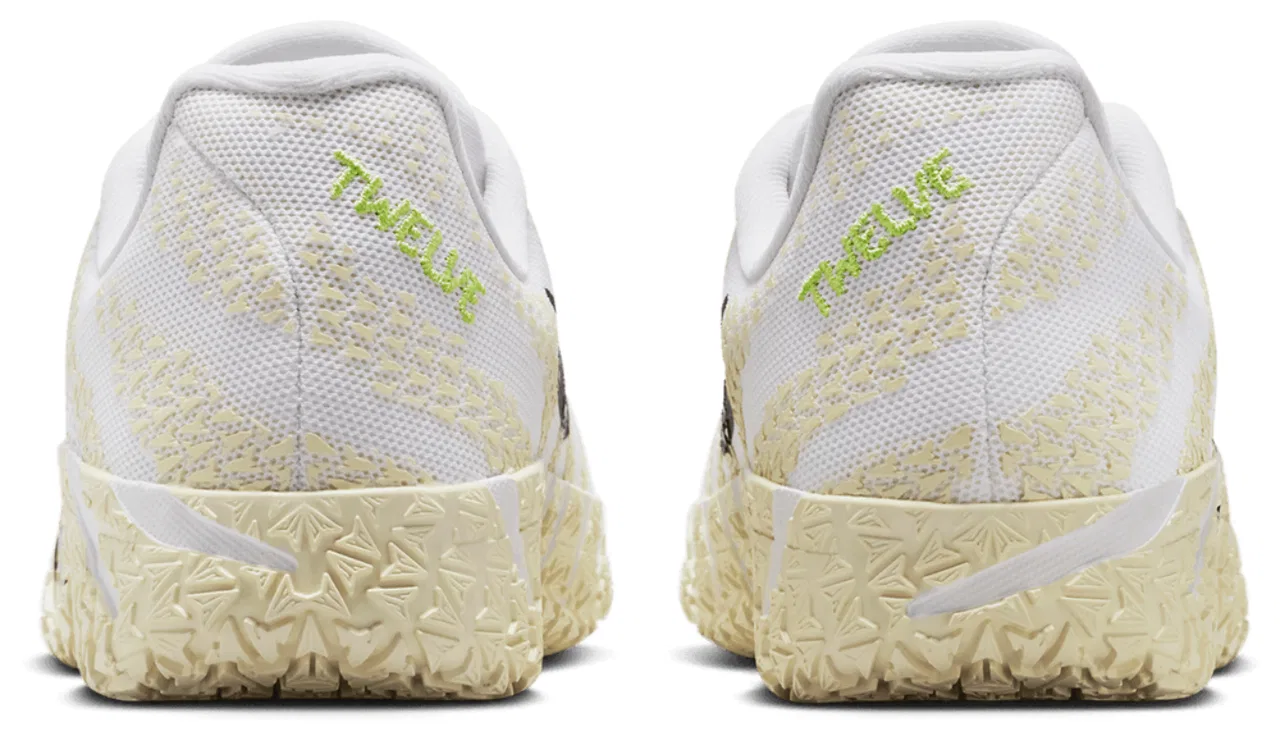 Детские кроссовки для мальчиков с пеной ZoomX Nike Ja 3, Nike, White Black Coconut Milk — фото 3