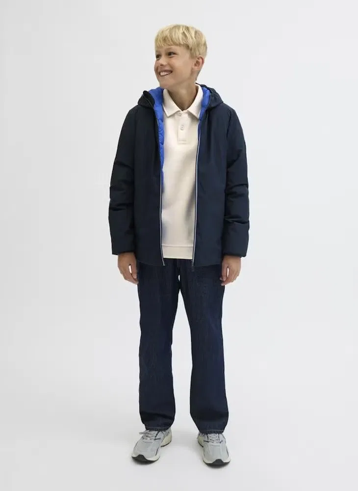 Поло с коротким рукавом jjebradley essential Jack & Jones Junior, бежевый — фото 4
