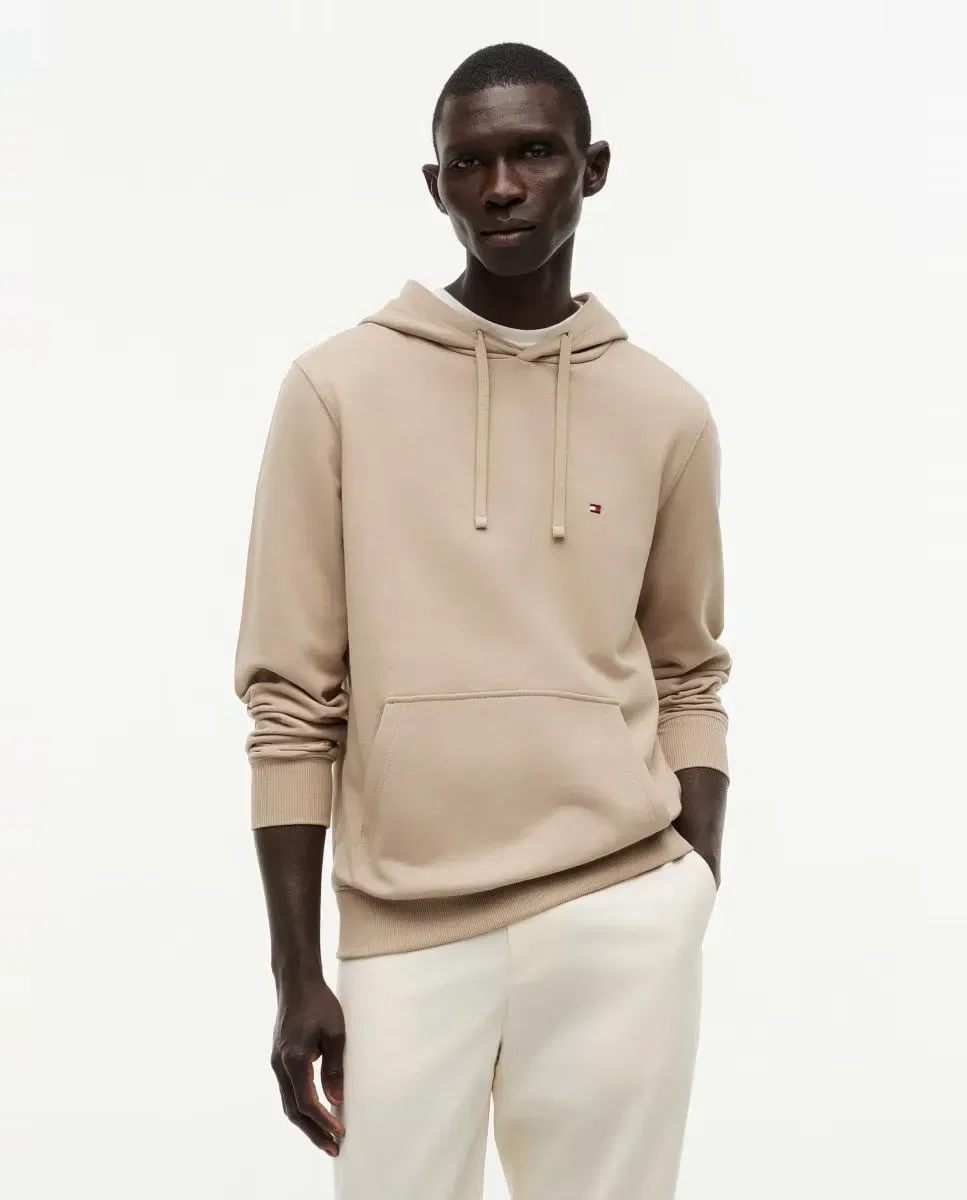 Мужская худи с капюшоном с вышивкой Tommy Hilfiger, Beige