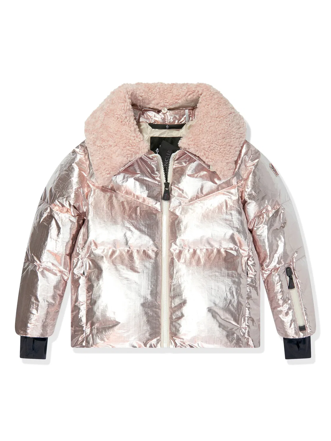 Детская куртка в стиле пуховика MONCLER GENIUS, розовый