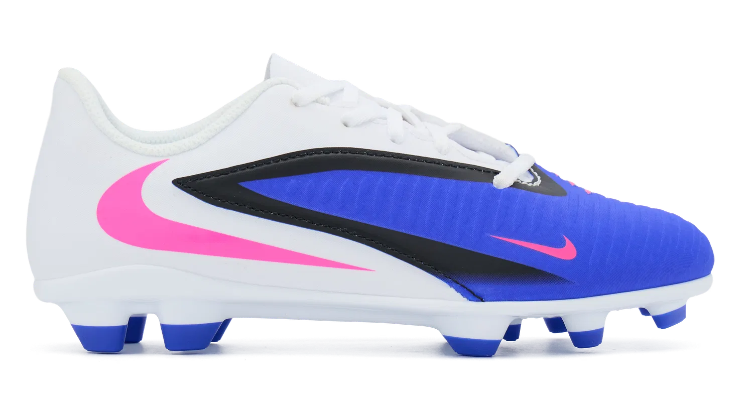 Детские футбольные бутсы с низким профилем Nike JR PHANTOM 6 LOW CLUB FG/MG, синий