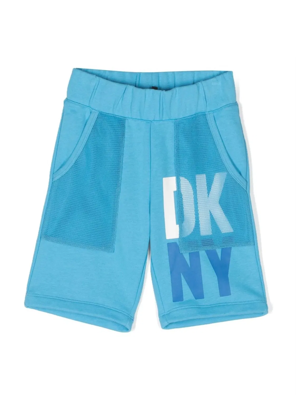 Шорты с логотипом для мальчиков DKNY, синий