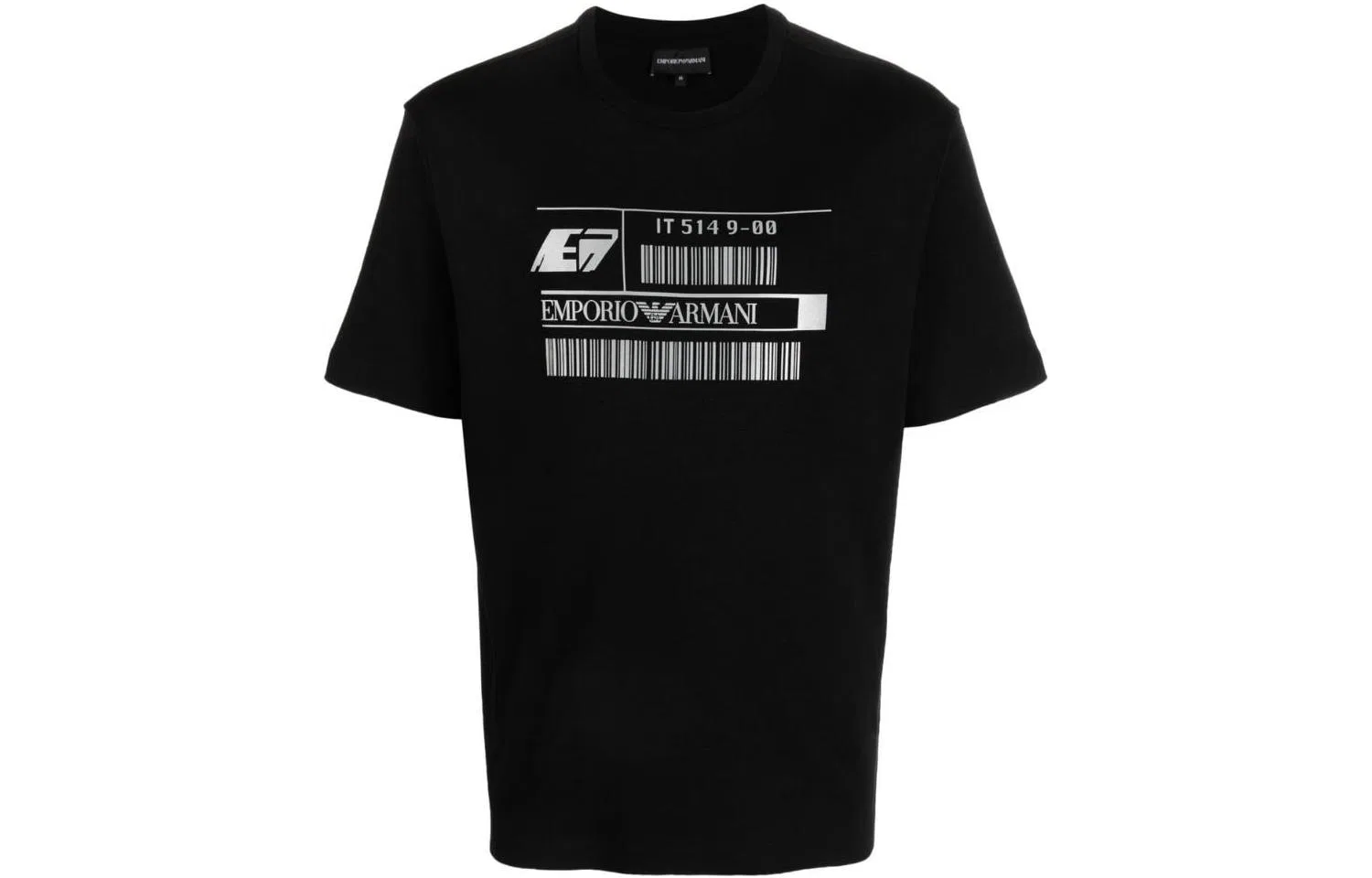 Мужская футболка с круглым вырезом Black Emporio Armani