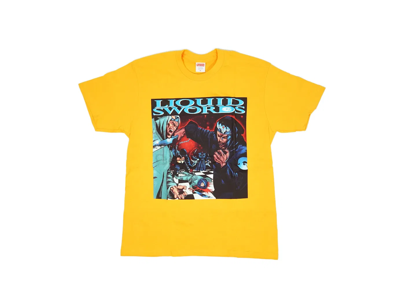 Мужская футболка с принтом Liquid Swords Supreme, Bright Orange