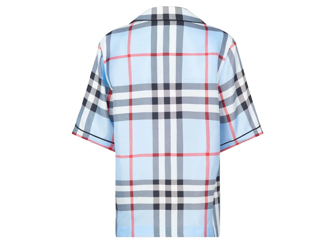 Женская рубашка с принтом Tierney Burberry, Pale Blue Ip Check — фото 2