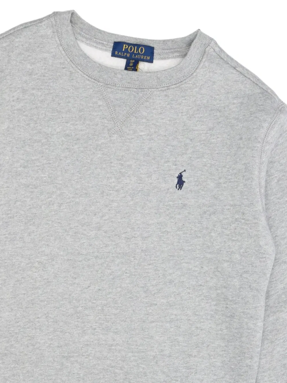 Толстовка с вышитым логотипом Polo Ralph Lauren Kids, серый — фото 3