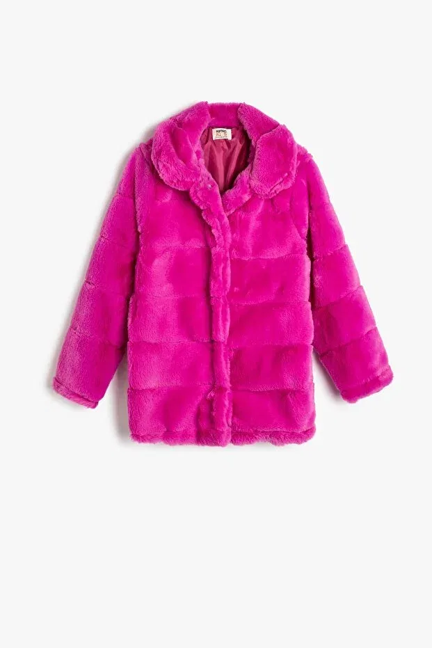 Детская куртка цвета фуксии 5wkg20001aw Koton Kids