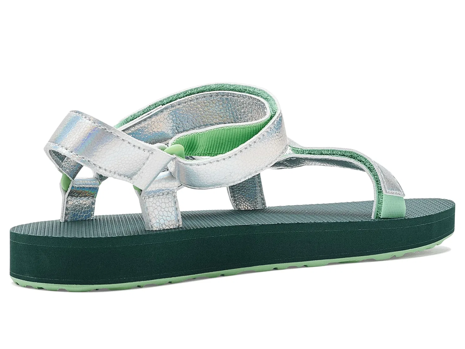 Детские спортивные сандалии для мальчиков с регулировкой Original Universal Teva, Shine Quiet Green — фото 3