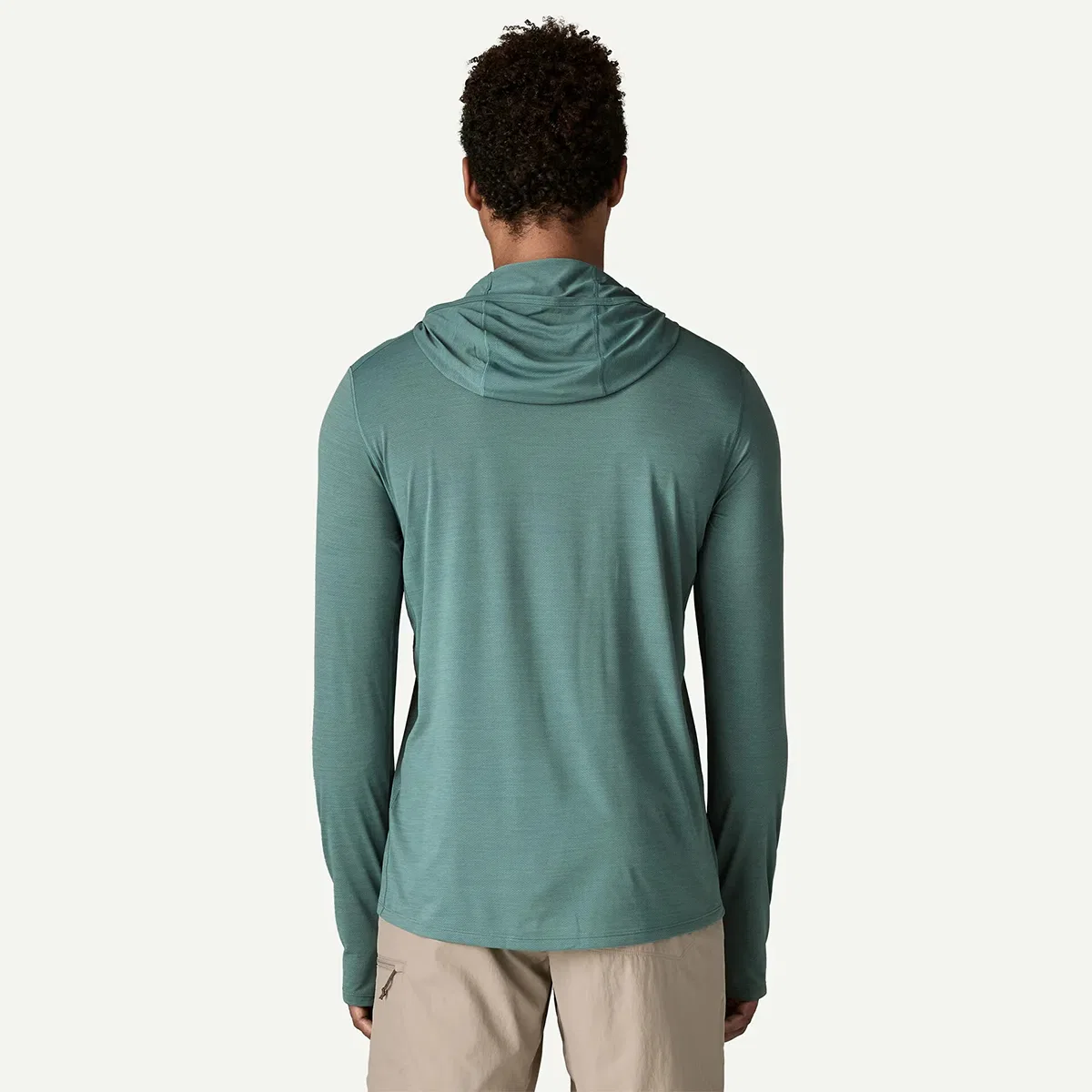 Мужская худи с длинным рукавом Capilene Cool Ultra Patagonia, Blue Sage/Light Blue Sage X-Dye — фото 2