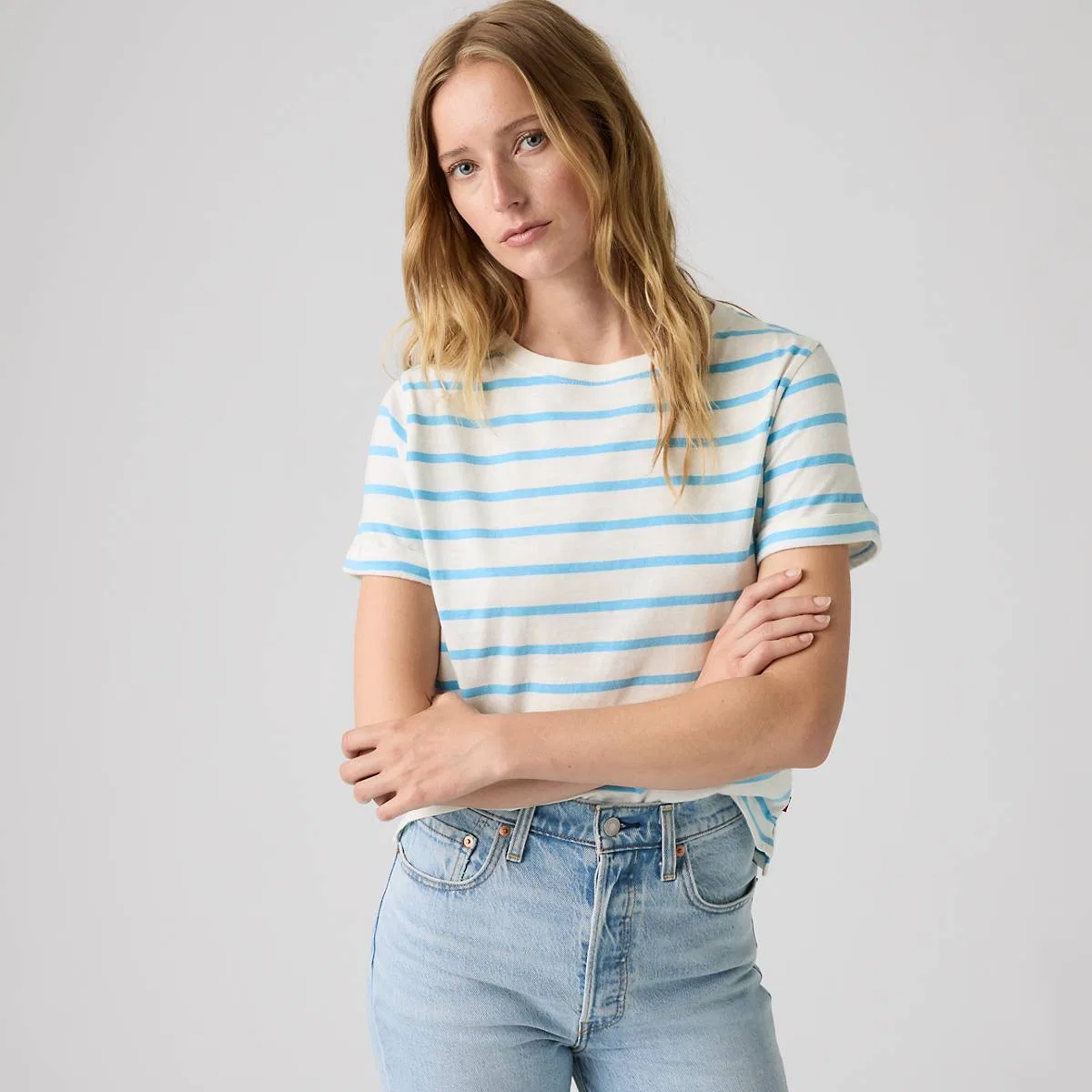 Футболка с коротким рукавом Julie из ткани "слаб" Levi's