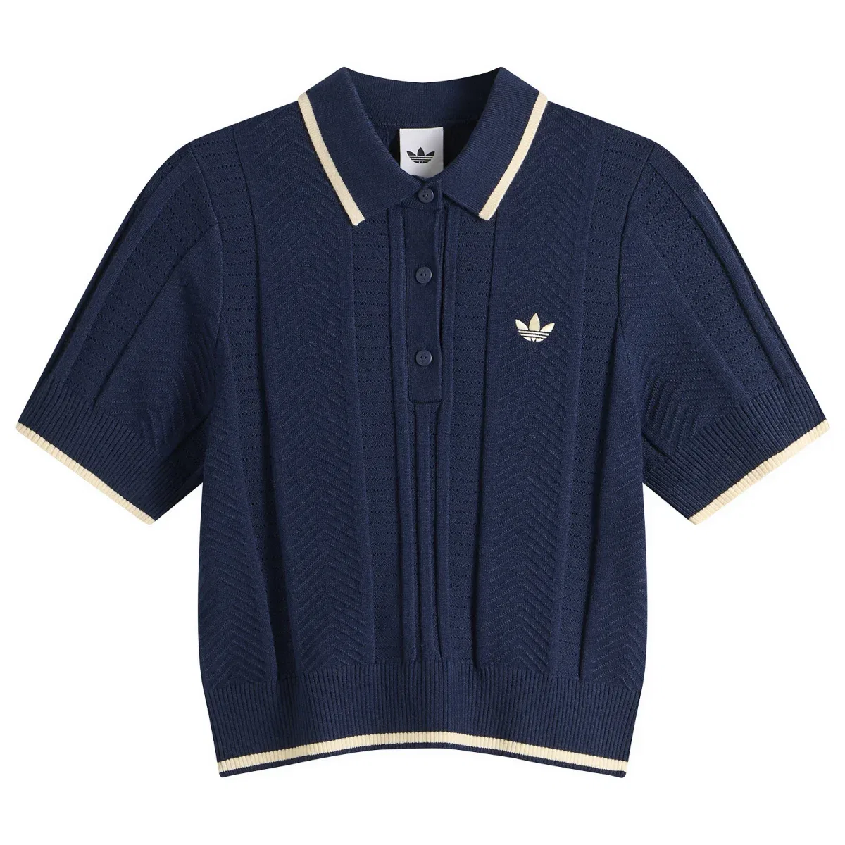 Поло с длинным рукавом Adidas, Night Indigo