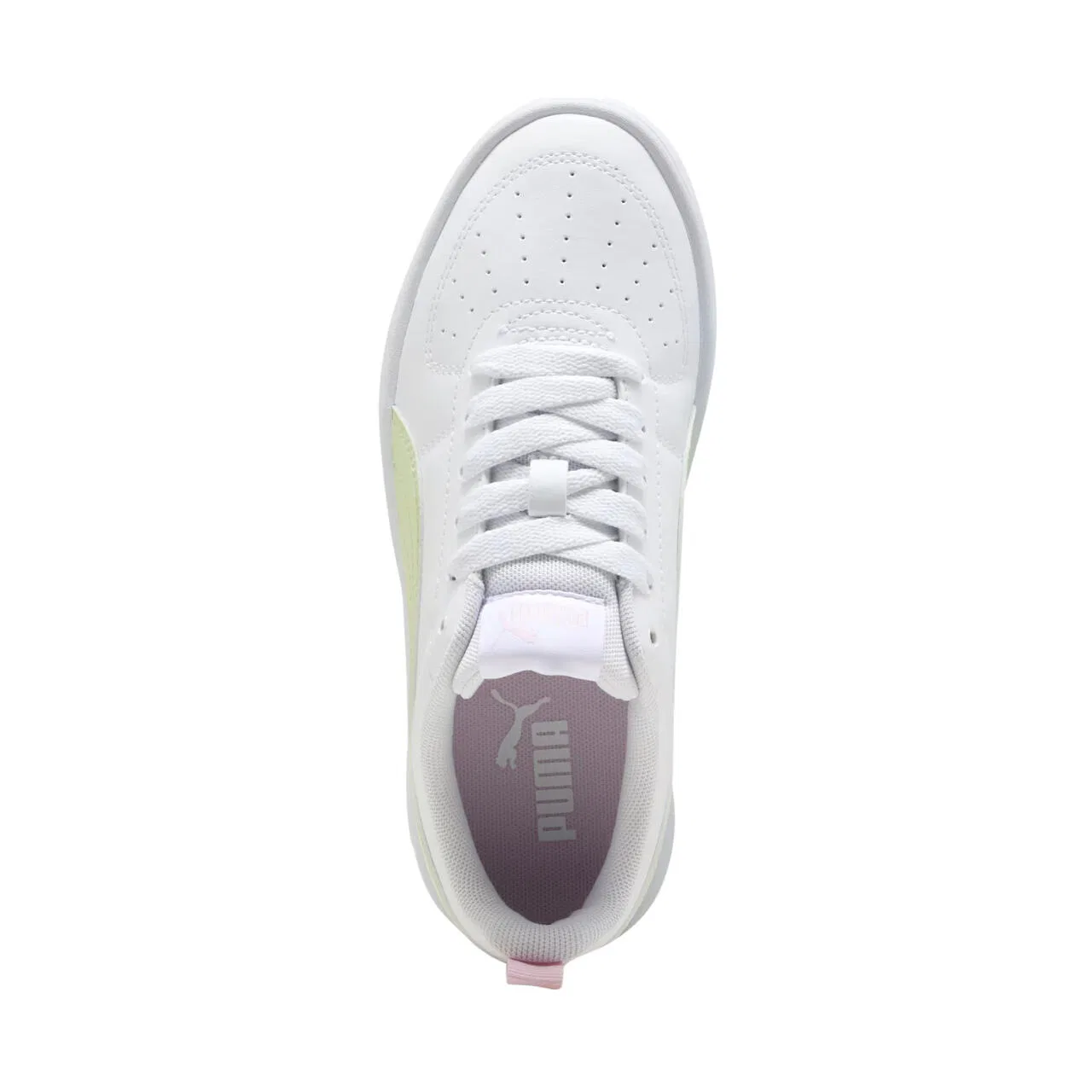 Детские кроссовки из искусственной кожи Puma Rickie, Weiß — фото 4