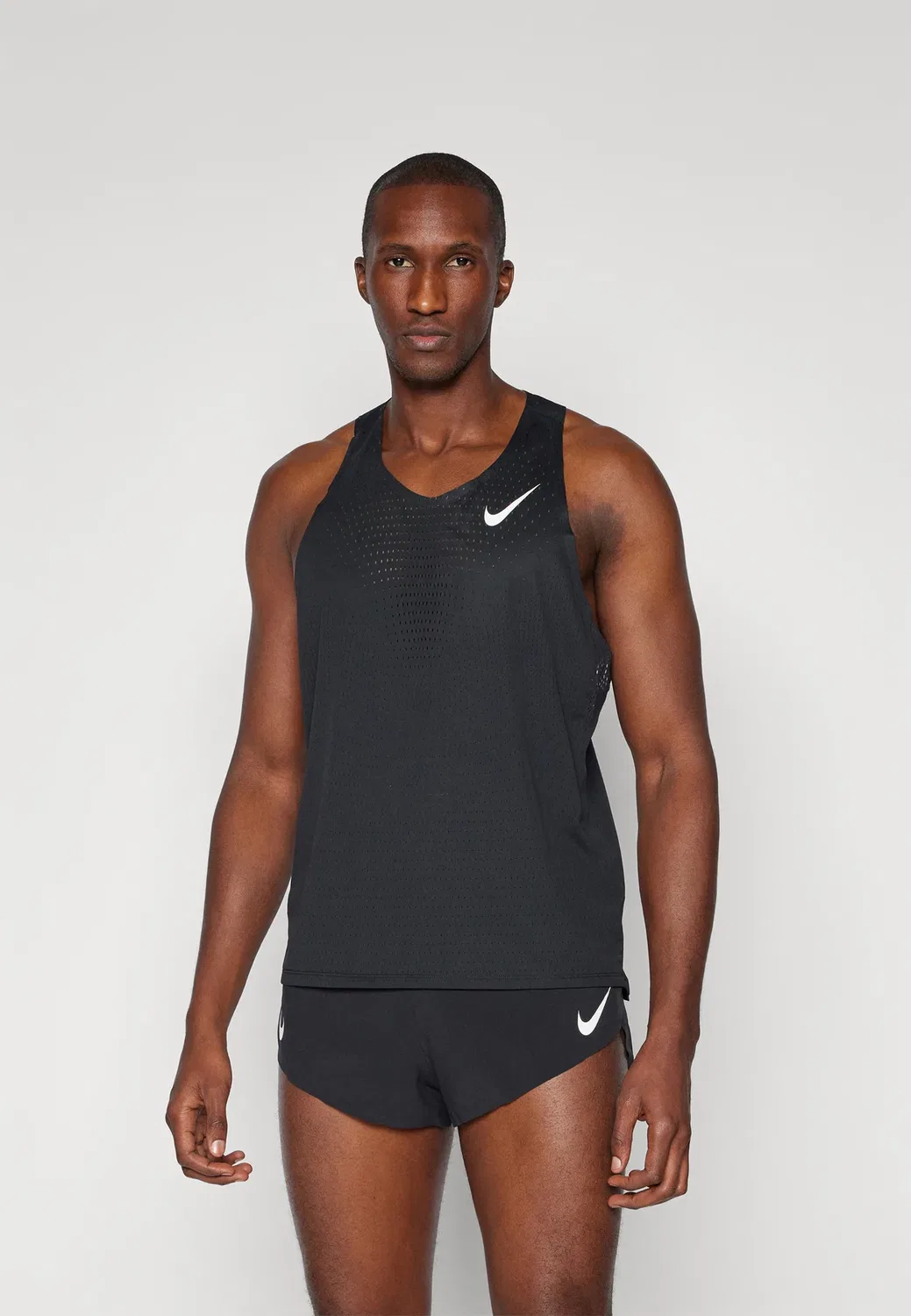 M nk dfadv aroswft singlet - top Nike Performance, Black/Summit White