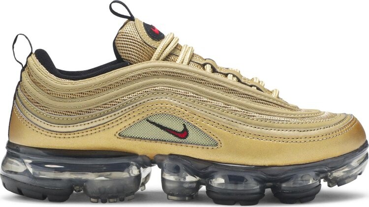 

Кроссовки Nike Air VaporMax 97 GS 'Metallic Gold', золотой