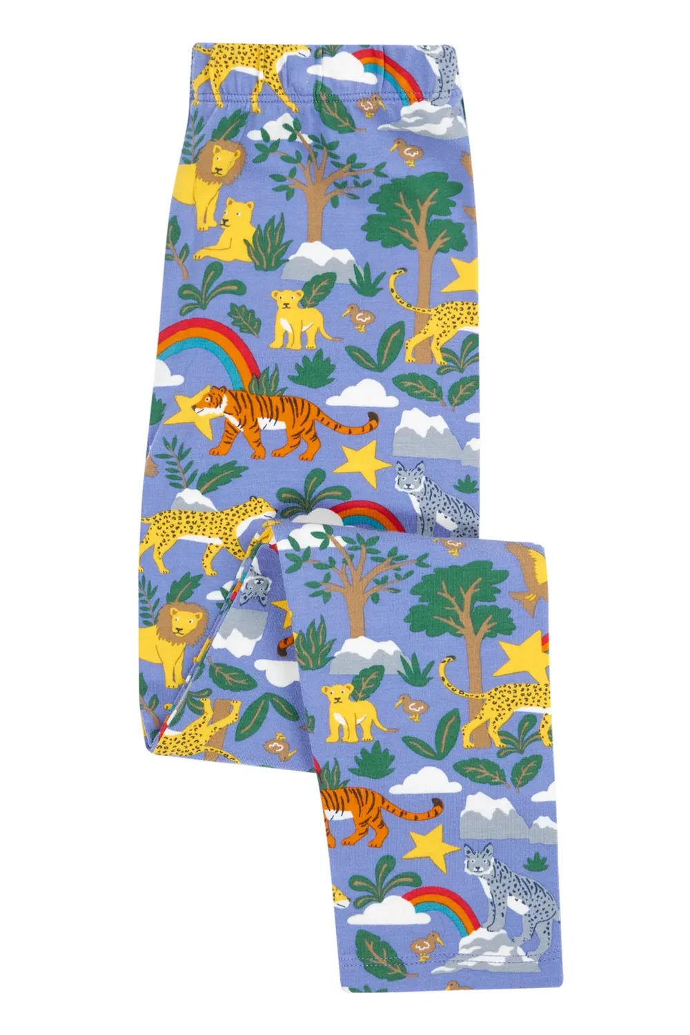 Детские леггинсы с принтом Libby Frugi, Purple