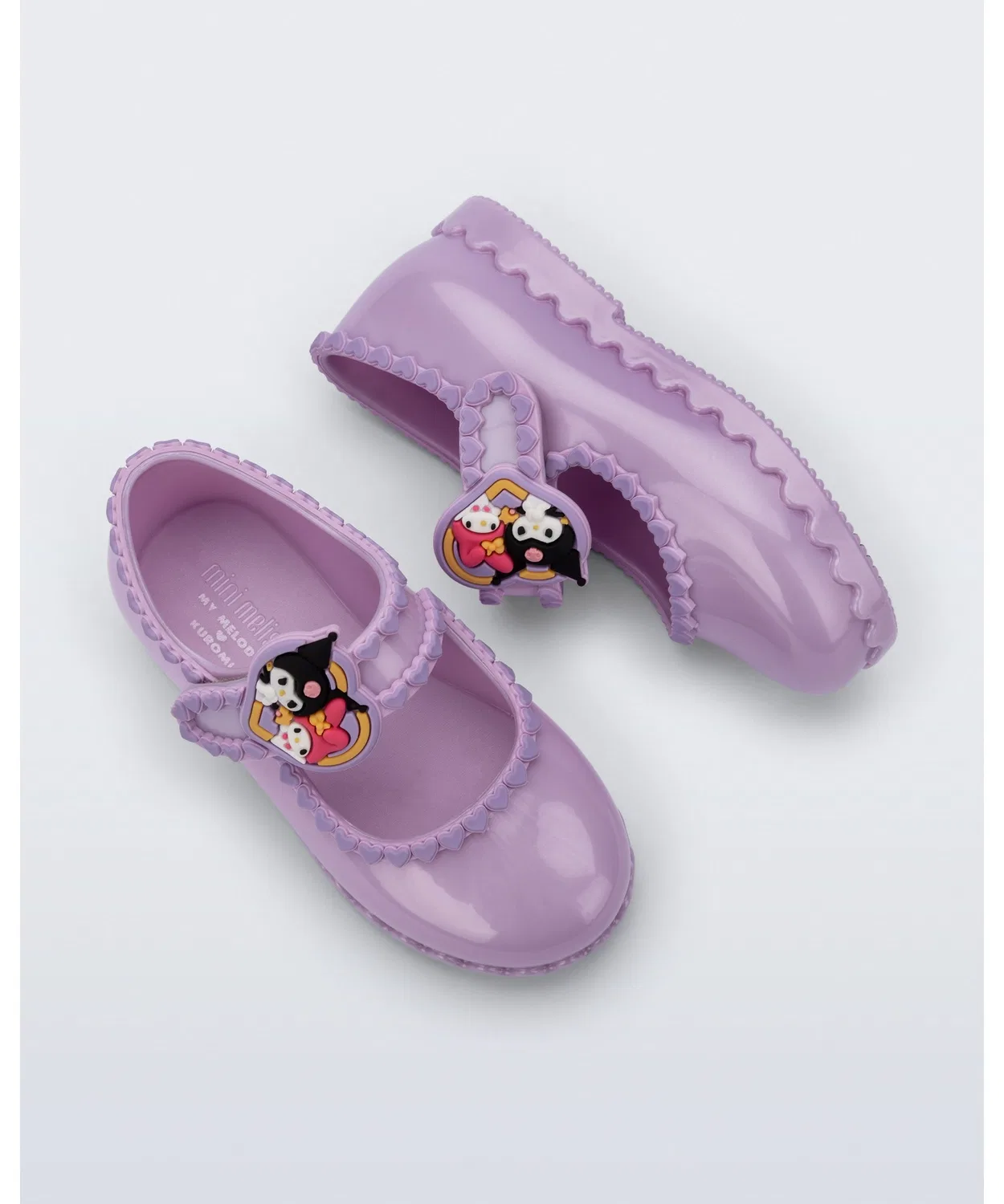 Детские балетки Hello Kitty and Friends с принтом, 12.5 см, MINI MELISSA HIP BALLERINA + HELLO KITTY AND FRIENDS BB melissa, Lilac