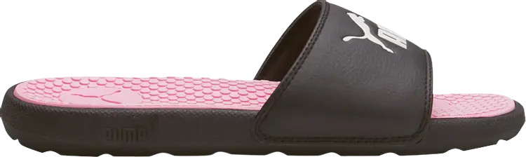 Сандалии Puma Wmns Cool Cat Slides Black Pale Pink, черный