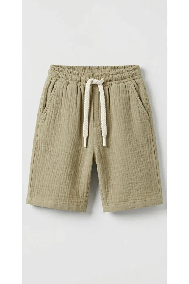 Детские шорты для мальчиков хлопковые Zeyderkids, Khaki