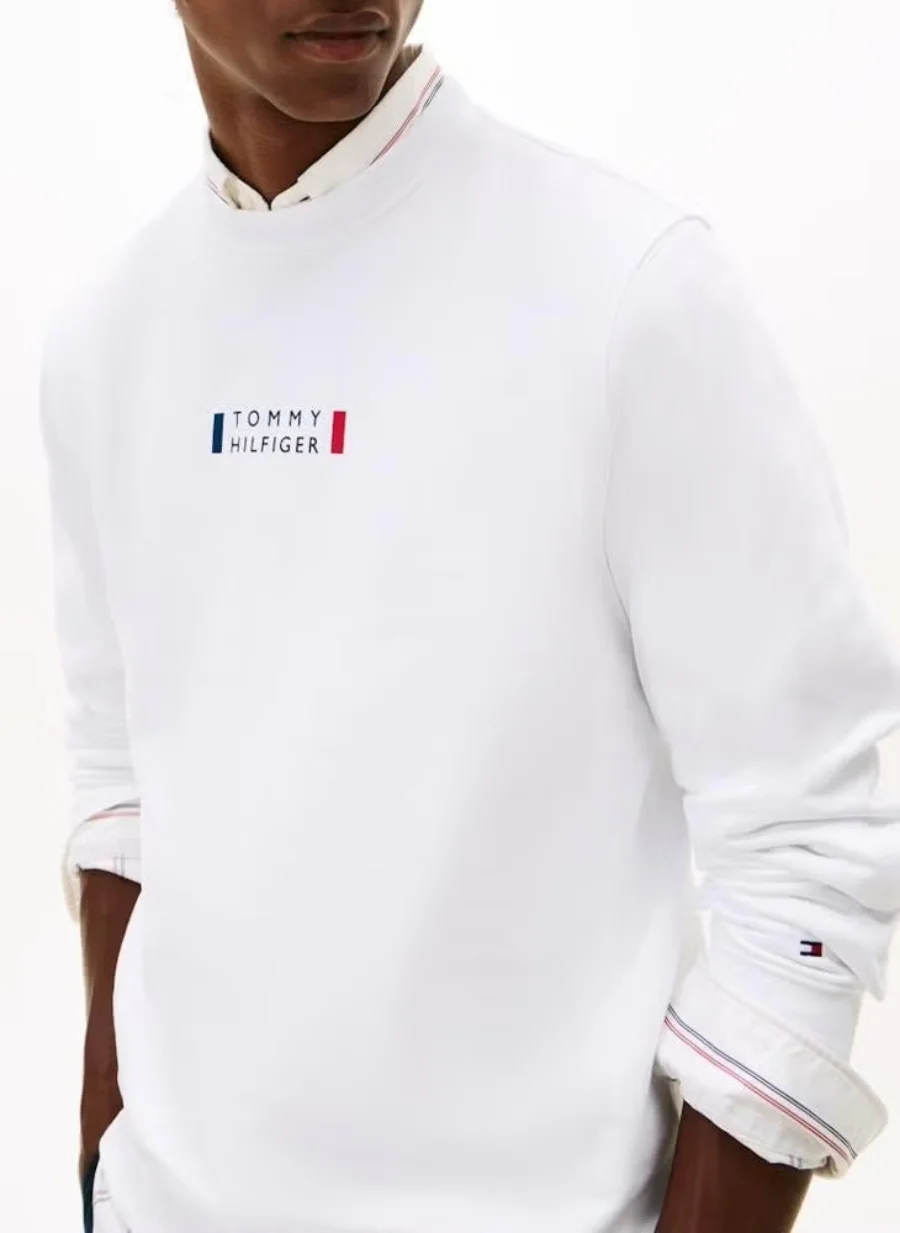 Свитшот Tommy Hilfiger Brand Love, белый — фото 4