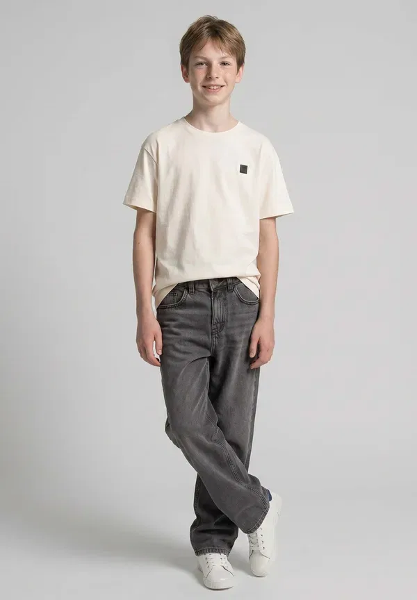 Брюки хлопок Laisvo kirpimo dzinsai Tom TailorMid Stone Grey Denim, серый