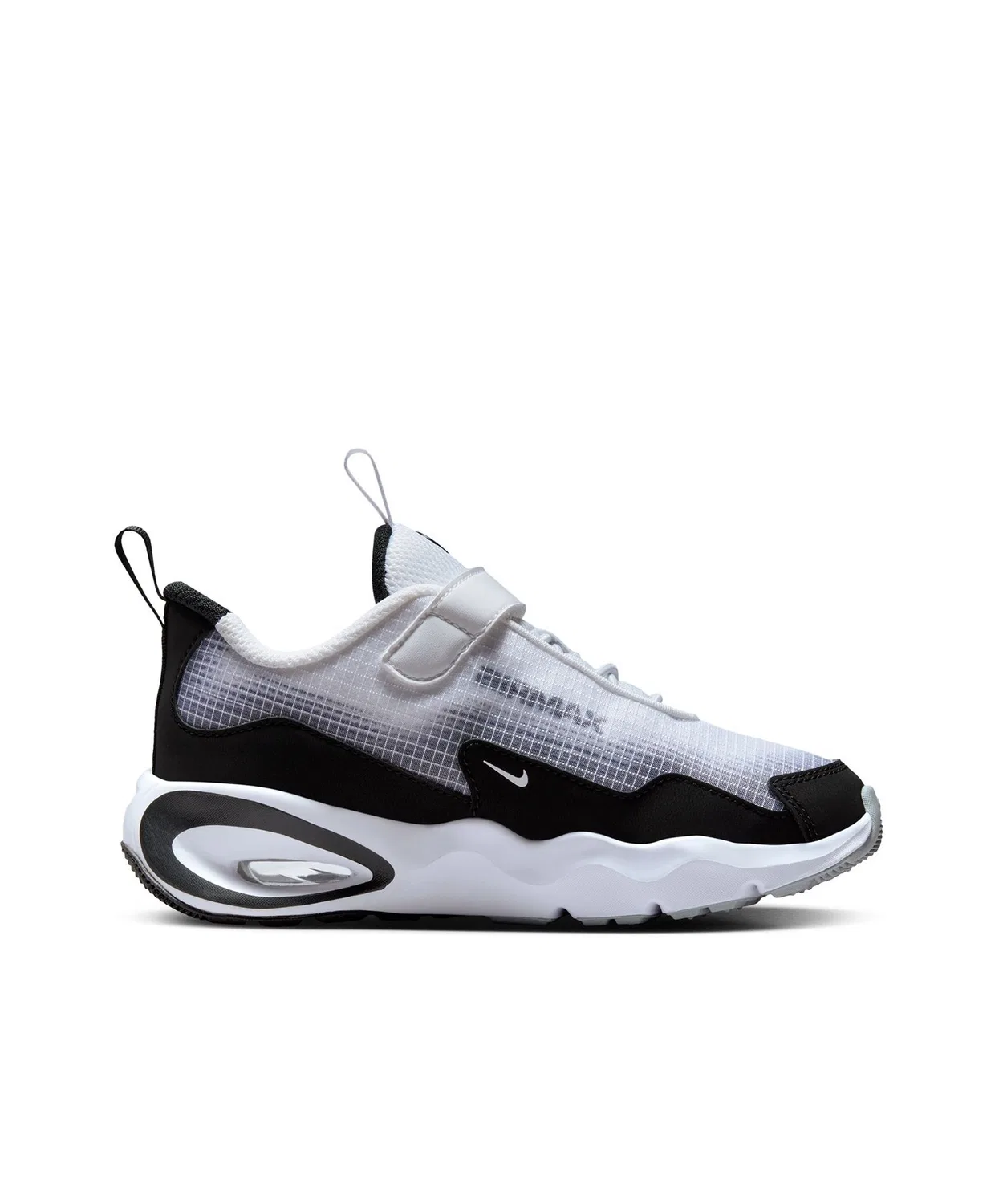 Детские кроссовки с воздушной подошвой Air Max Nova PS NIKE, White/Black — фото 2