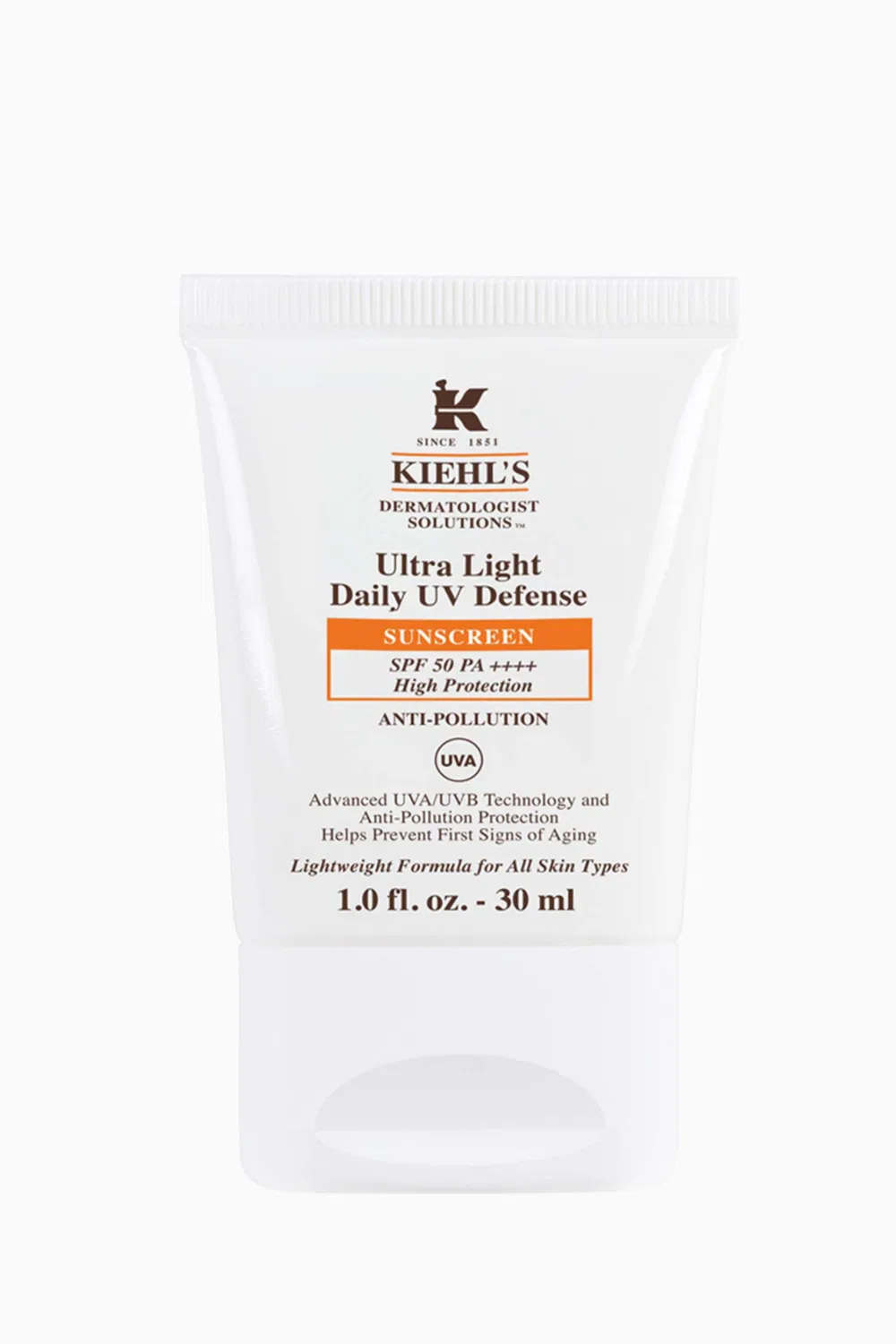 Солнцезащитный крем для лица Ultra Light Daily UV Defense SPF 50 Kiehl's
