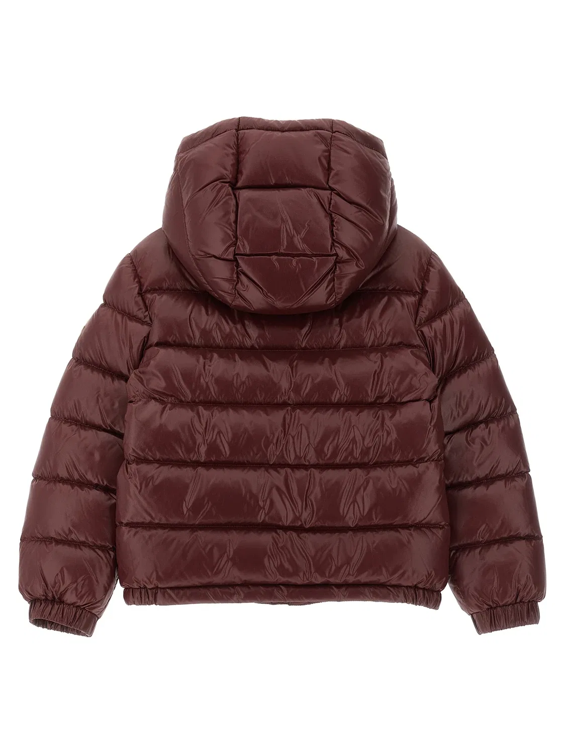 Пуховик New Aubert Moncler Enfant, бордовый — фото 2