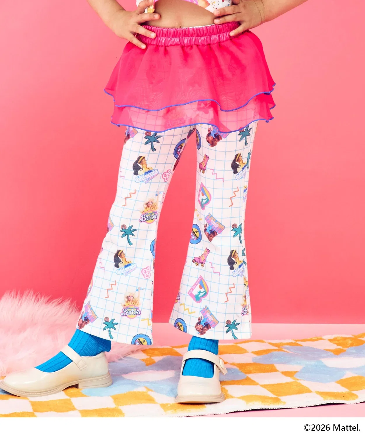 Детские брюки-клеш с тюлевой юбкой Barbie ANAP kids, Pink
